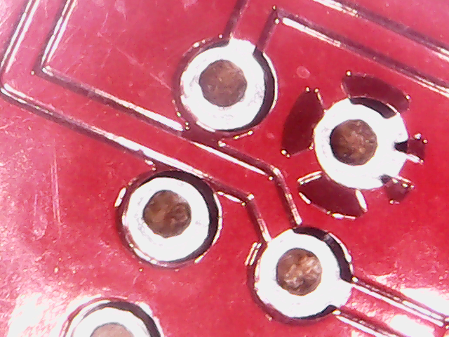 V0.1 Board solder mask alignment