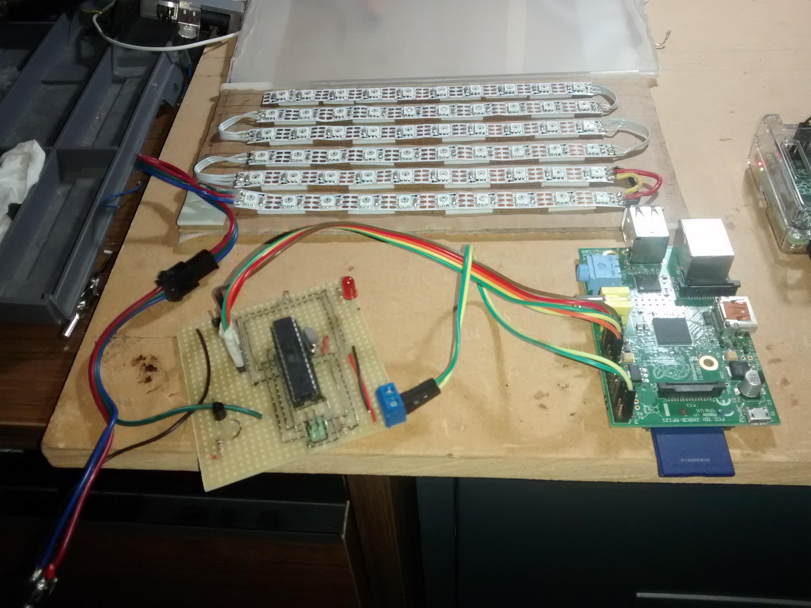 Wiring close up 